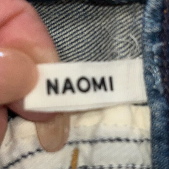 GRLFRND NAOMI Blue Jeans in "I Will Survive" Wash Made in USA Ripped Knees - 24 - Picture 13 of 13